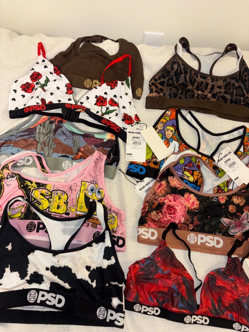 PSD 90s Themed Bras XL